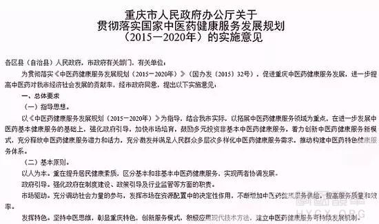 【聚焦重庆医改100天】龙头集聚带动重庆中医药跑出新速度，千亿市场待凤来！ ... ...